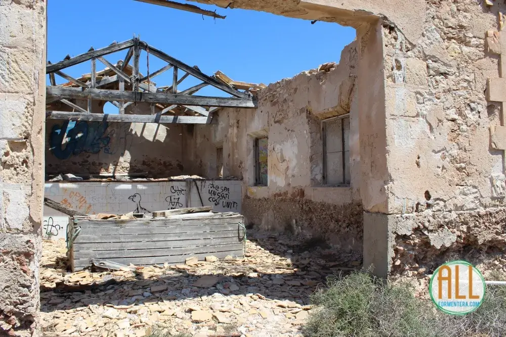 Es Campament, ehemaliges Gefängnis Francos auf Formentera