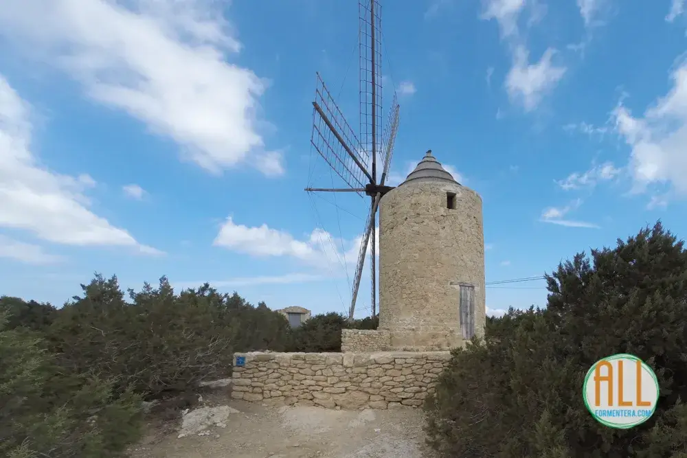 Molí d'en Jeroni windmill, Formentera