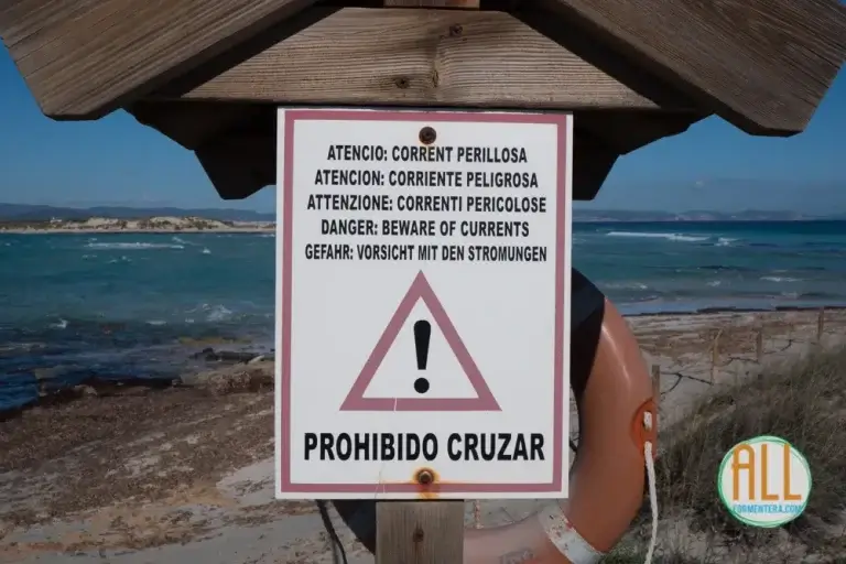 Punta des Borronar strand, Formentera