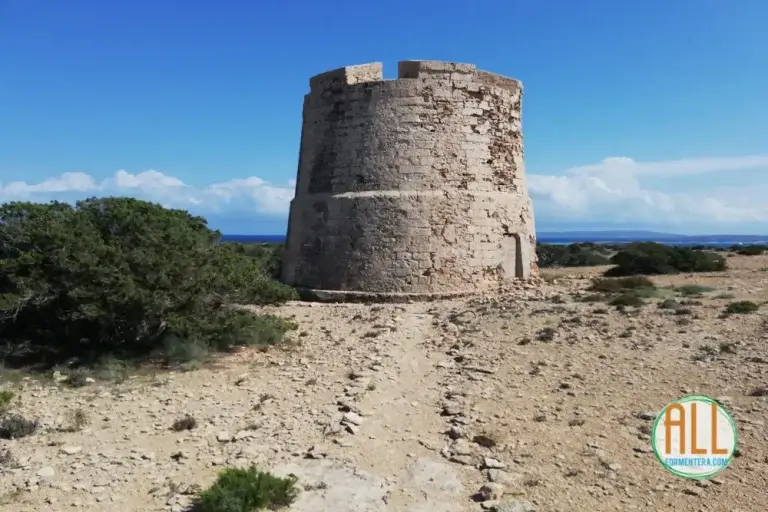Toren Sa Guardiola, eiland Espalmador, Formentera