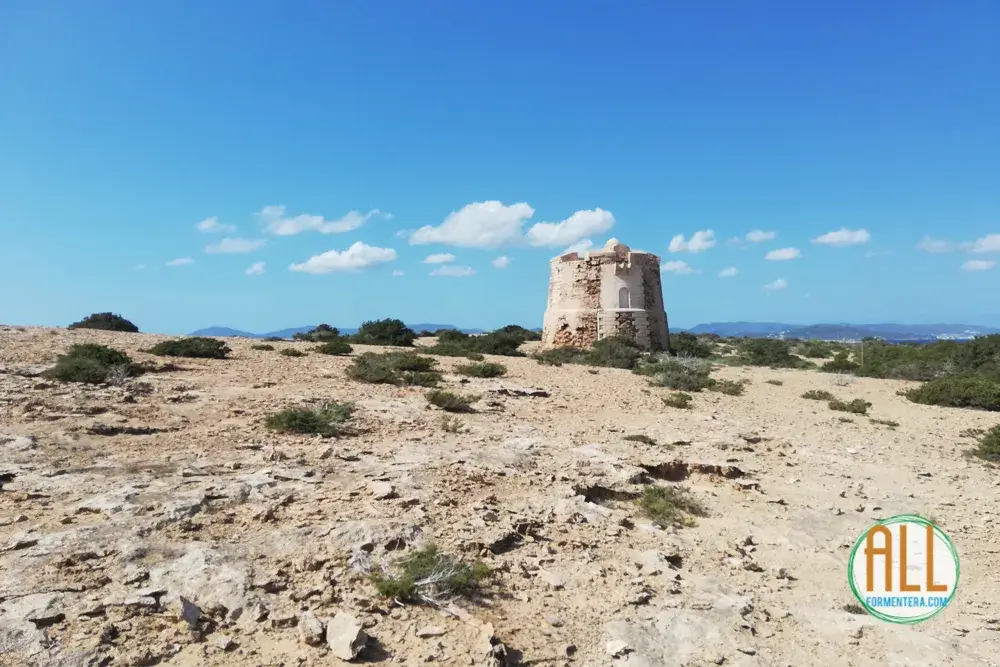 Turm Sa Guardiola, Insel Espalmador, Formentera