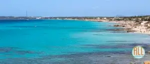 Panorámica Playa de Migjorn, Formentera
