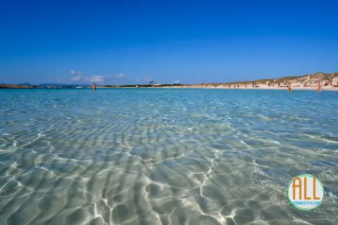 Playa de Ses Xalanes, Illetas, Formentera