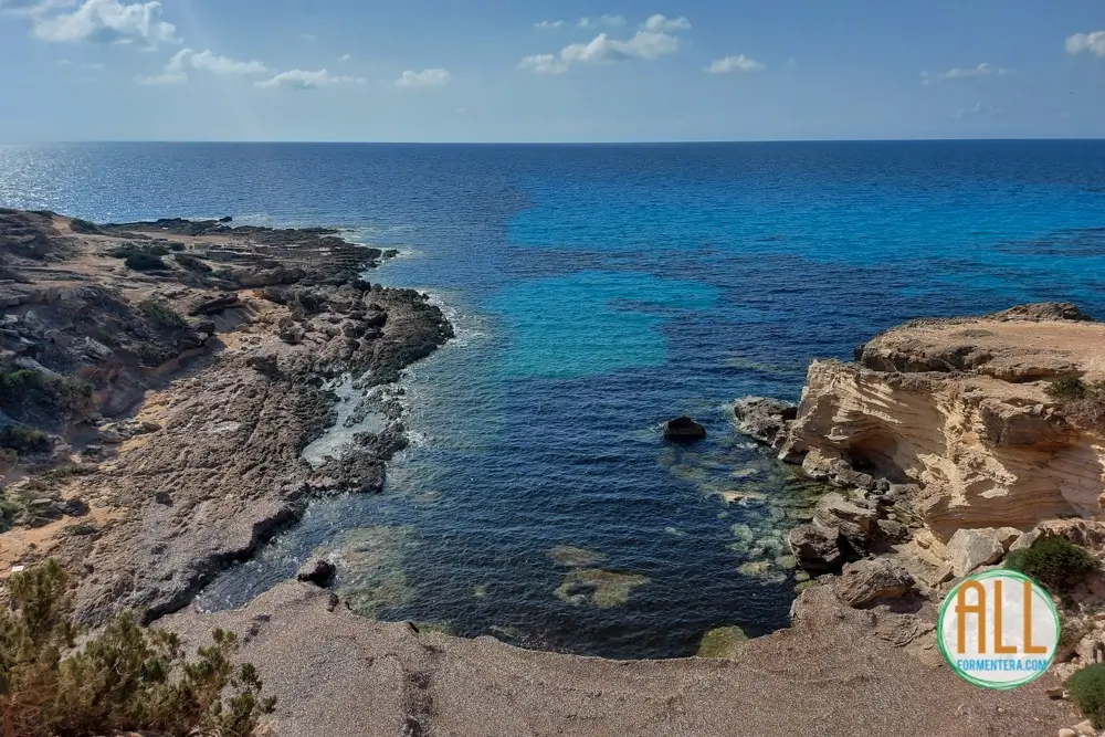 La crique Es Ram, Formentera