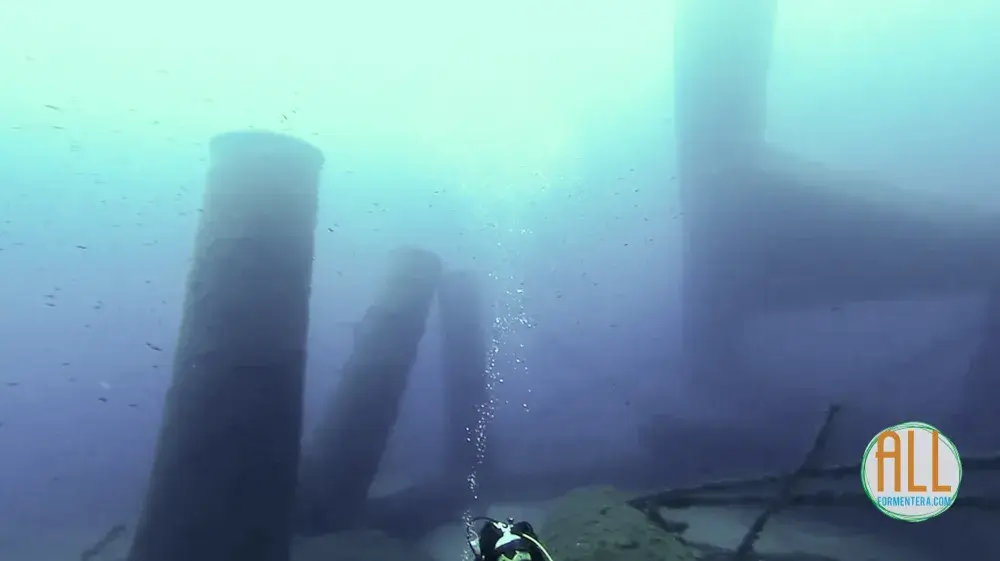 Plongée sous-marine à la Plataforma Mariana, Formentera